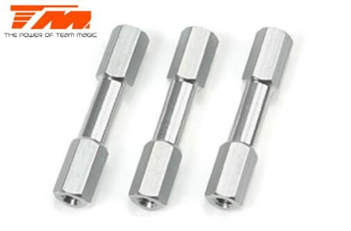 Team Magic Ersatzteil B8RS/B8ER Aluminium 7075 Radioplatte Halter (3 Stk.) / TM561344