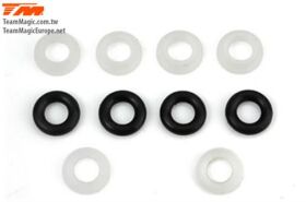 Team Magic Ersatzteil B8RS Dampfer O-ring und Scheiben (4...