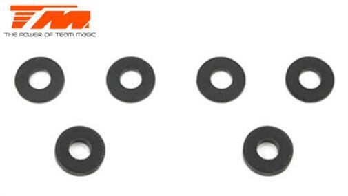 Team Magic Ersatzteil B8RS Radträger hinten Scheiben / TM561368