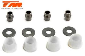 Team Magic Option Part B8 Upgrade Shock Cap Bushing (4) /...