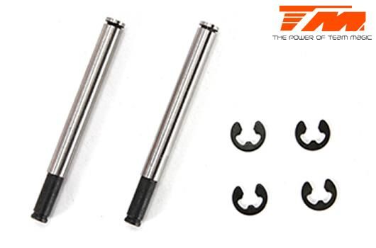 Team Magic Ersatzteil B8ER Gelenkachsen oben innen vorne (2 Stk.) / TM561471