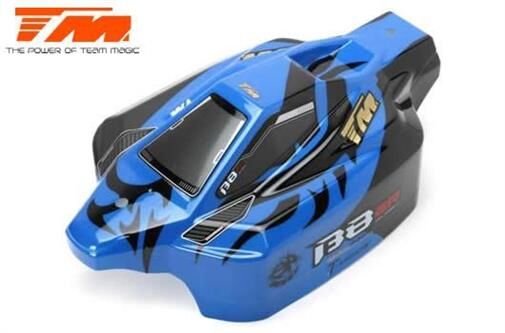 Team Magic Karosserie 1/8 Buggy Fertig lackiert B8ER 6S Blau & Schwarz / TM561493B