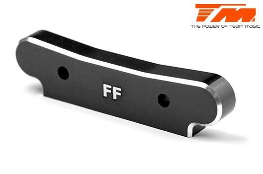 Team Magic 7075 Aluminium Hinge Pin Halterung FF-BK für SETH Tuningteil / TM562064BK