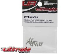 Ultimate Racing Schrauben Senkkopf Hex (Allen) M2 x 6mm...