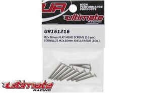 Ultimate Racing Schrauben Senkkopf Hex (Allen) M2 x 16mm...
