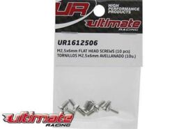 Ultimate Racing Schrauben Senkkopf Hex (Allen) M2.5 x 6mm...