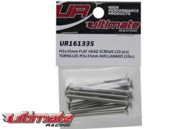 Ultimate Racing Schrauben Senkkopf Hex (Allen) M3 x 35mm...