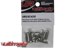 Ultimate Racing Schrauben Senkkopf Hex (Allen) M4 x 16mm...