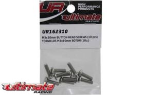 Ultimate Racing Schrauben Rundkopf Hex (Allen) M3 x 10mm...