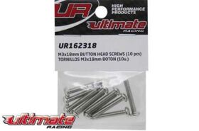 Ultimate Racing Schrauben Rundkopf Hex (Allen) M3 x 18mm...