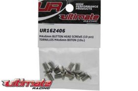 Ultimate Racing Schrauben Rundkopf Hex (Allen) M4 x 6mm...