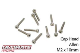 Ultimate Racing Schrauben Zylinderkopf Hex (Allen) M2 x...