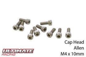 Ultimate Racing Schrauben Zylinderkopf Hex (Allen) M4 x...