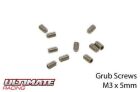 Ultimate Racing Madenschrauben M3 x 5mm (10 Stk.) / UR164305
