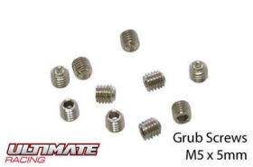 Ultimate Racing Madenschrauben M5 x 5mm (10 Stk.) / UR164505