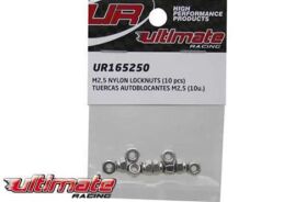 Ultimate Racing Muttern M2.5 nyloc (10 Stk.) / UR165250