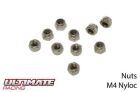 Ultimate Racing Muttern M4 nyloc (10 Stk.) / UR165400