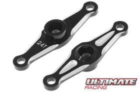 Ultimate Racing Servohebel Aluminium zweiarmig 24Z Hitec...