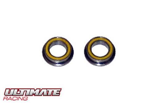 Ultimate Racing Kugellager metrisch 5x 8x2.5mm mit Bund Ultimate Gummidichtung (1 Stk.) / UR7004