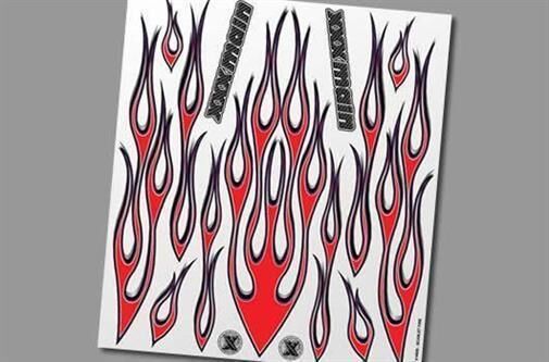 XXX Main Aufkleber Gross Scarlet Fire / XH006
