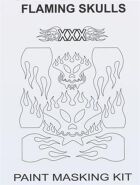XXX Main Spray Maske Flaming Skulls / XM009L