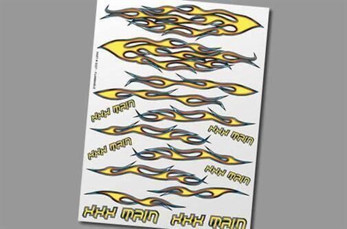 XXX Main Aufkleber Flammable / XS027