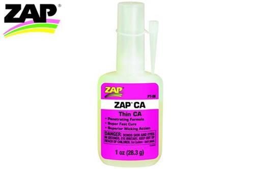 ZAP / SuperGlue Kleber ZAP Sekundenkleber CA dünn 28.3g (1 oz.) / ZPT08