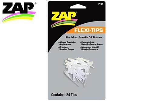 ZAP / SuperGlue Kleber Flexi Tips Spitzen 24 Tips / ZPT21