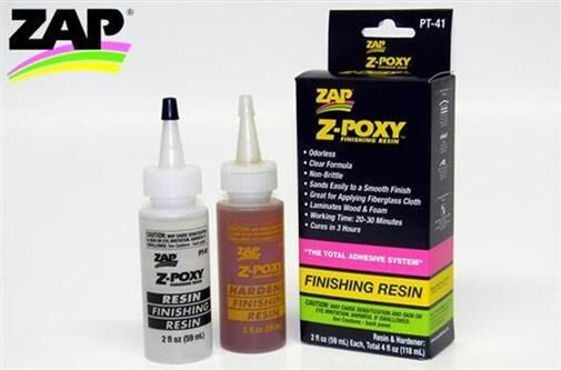 ZAP / SuperGlue Kleber Z-Poxy Laminierharz Finishing Resin 118ml (4 fl oz.) / ZPT41