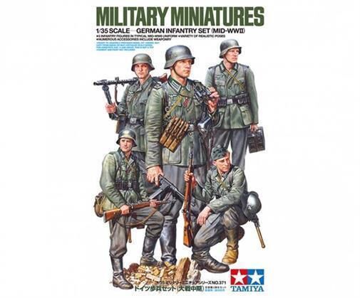 TAMIYA 1:35 Fig-Set Dt. Infanterie 1941/42 (5) / 300035371