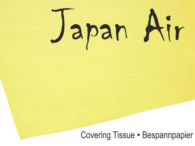 PICHLER JAPAN-AIR Bespannpapier gelb 500 x 750 mm / C9374