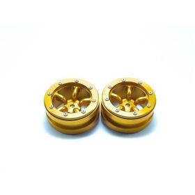 Metsafil Beadlock Wheels PT-Safari Gold/Gold 1.9 (2 St.) / MT0010GOGO