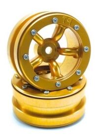 Metsafil Beadlock Wheels PT-Safari Gold/Gold 1.9 (2 St.) / MT0010GOGO