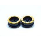 Metsafil Beadlock Wheels PT-Bullet Schwarz/Gold 1.9 (2 St.) / MT0020BGO