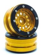 Metsafil Beadlock Wheels PT-Bullet Gold/Schwarz 1.9 (2 St.) / MT0020GOB