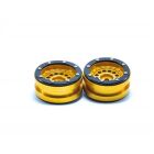 Metsafil Beadlock Wheels PT-Bullet Gold/Schwarz 1.9 (2 St.) / MT0020GOB