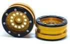 Metsafil Beadlock Wheels PT-Bullet Gold/Schwarz 1.9 (2 St.) / MT0020GOB