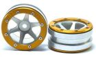 Metsafil Beadlock Wheels PT- Slingshot Silber/Gold 1.9 (2 St.) / MT0030SGO