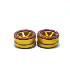 Metsafil Beadlock Wheels PT- Slingshot Gold/Rot 1.9 (2 St.) / MT0030GOR