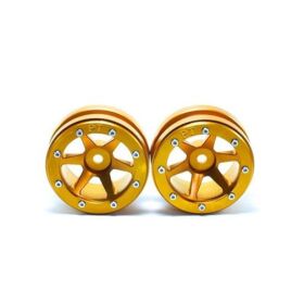 Metsafil Beadlock Wheels PT- Slingshot Gold/Gold 1.9 (2 St.) / MT0030GOGO