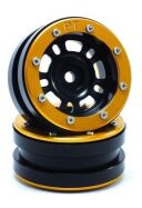 Metsafil Beadlock Wheels PT- Distractor Schwarz/Gold 1.9 (2 St.) / MT0040BGO