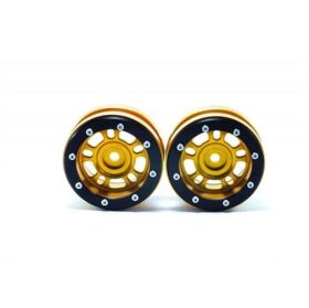 Metsafil Beadlock Wheels PT- Distractor Gold/Schwarz 1.9 (2 St.) / MT0040GOB