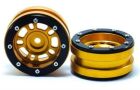 Metsafil Beadlock Wheels PT- Distractor Gold/Schwarz 1.9 (2 St.) / MT0040GOB