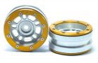 Metsafil Beadlock Wheels PT- Distractor Silber/Gold 1.9 (2 St.) / MT0040SGO