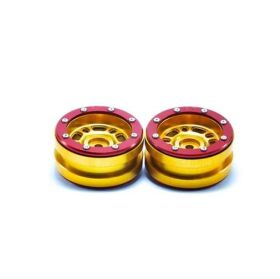 Metsafil Beadlock Wheels PT- Distractor Gold/Rot 1.9 (2 St.) / MT0040GOR