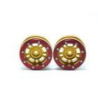 Metsafil Beadlock Wheels PT- Distractor Gold/Rot 1.9 (2 St.) / MT0040GOR