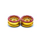 Metsafil Beadlock Wheels PT- Distractor Gold/Rot 1.9 (2 St.) / MT0040GOR
