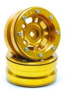 Metsafil Beadlock Wheels PT- Distractor Gold/Gold 1.9 (2 St.) / MT0040GOGO