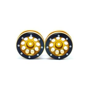 Metsafil Beadlock Wheels PT- Ecohole Gold/Schwarz 1.9 (2 St.) / MT0050GOB