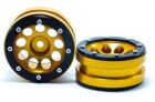 Metsafil Beadlock Wheels PT- Ecohole Gold/Schwarz 1.9 (2 St.) / MT0050GOB